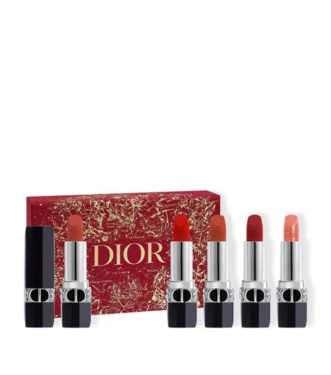 dior líptick set|dior limited edition lipstick set.